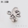 3D OCTOPUS TOP THREADLESS PUSH IN ASTM F136 IMPLANT GRADE TITANIUM LABRET SET